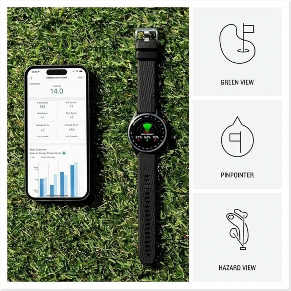 Garmin Approach S44 GPS Golf Course Smartwatch 1.2